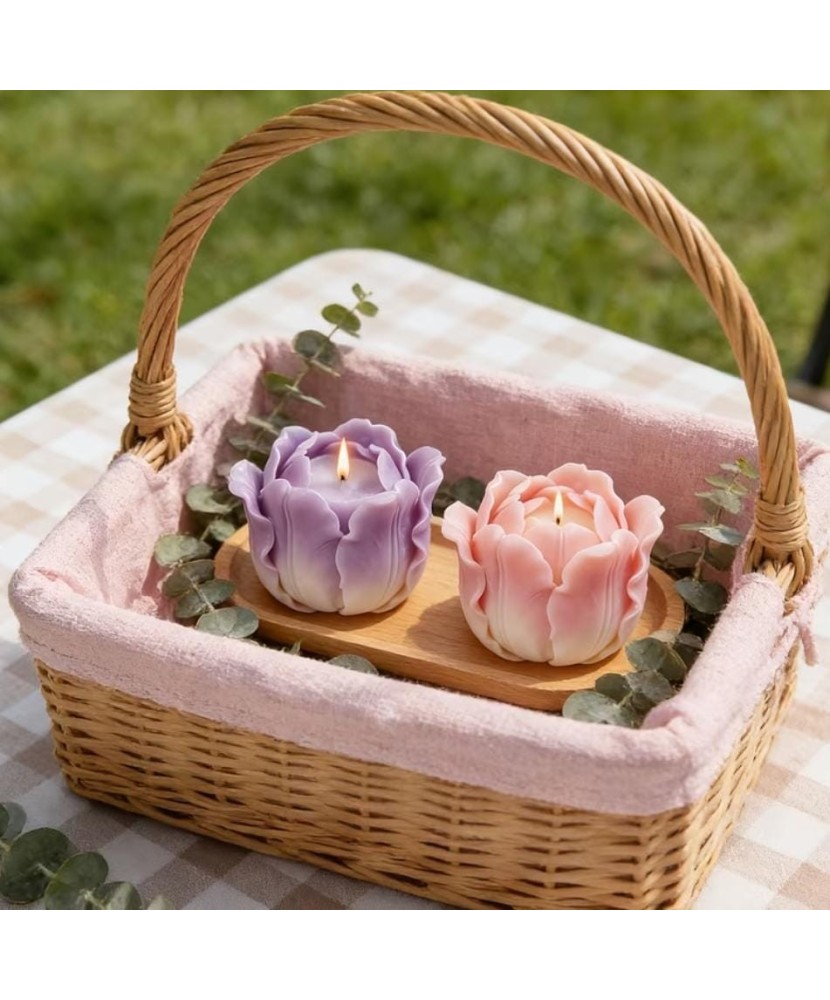 MOLDE  CAPULLO DE TULIPAN  FLOR