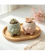 MOLDE MACETA CORAZON RELIEVE
