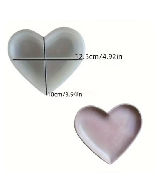 MOLDE BASE BANDEJA CORAZON PLANO MEDIANO