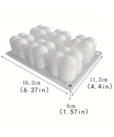 MOLDE BUBLE PEQUEÑO 6 CAVIDADES