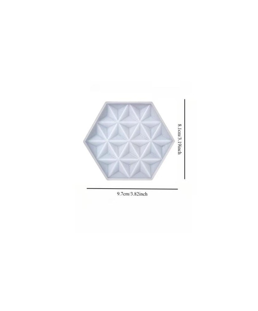 MOLDE BASE BANDEJA HEXAGONAL PLANO DIAMANTE