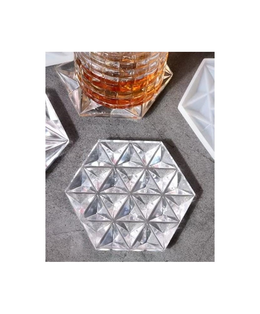 MOLDE BASE BANDEJA HEXAGONAL PLANO DIAMANTE