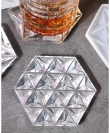 MOLDE BASE BANDEJA HEXAGONAL PLANO DIAMANTE