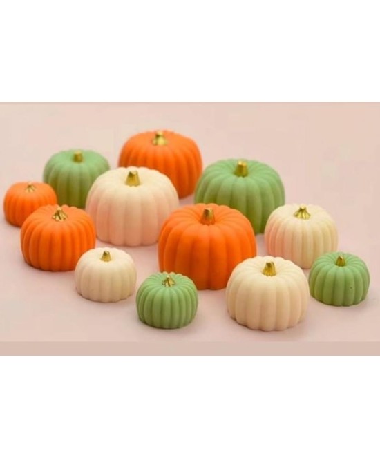 MOLDE MINI CALABAZAS 12 CAVIDADES