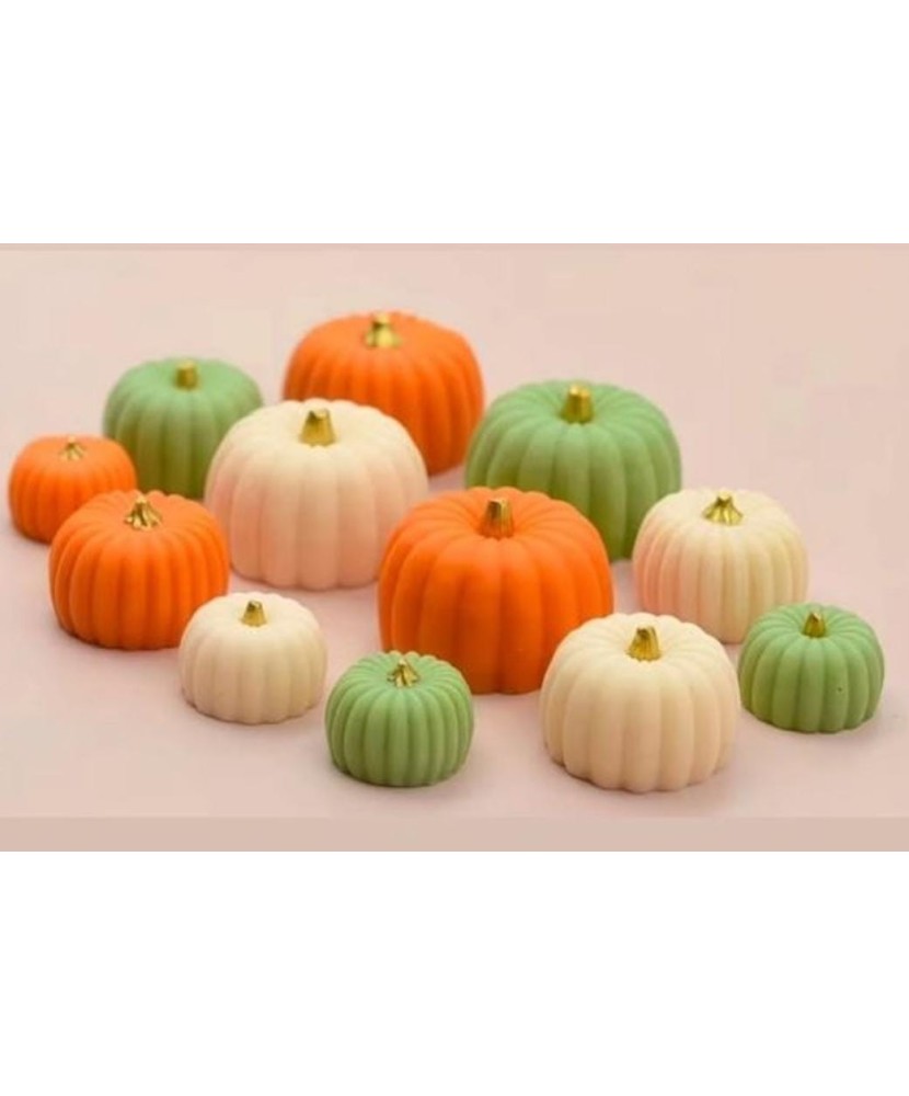 MOLDE MINI CALABAZAS 12 CAVIDADES