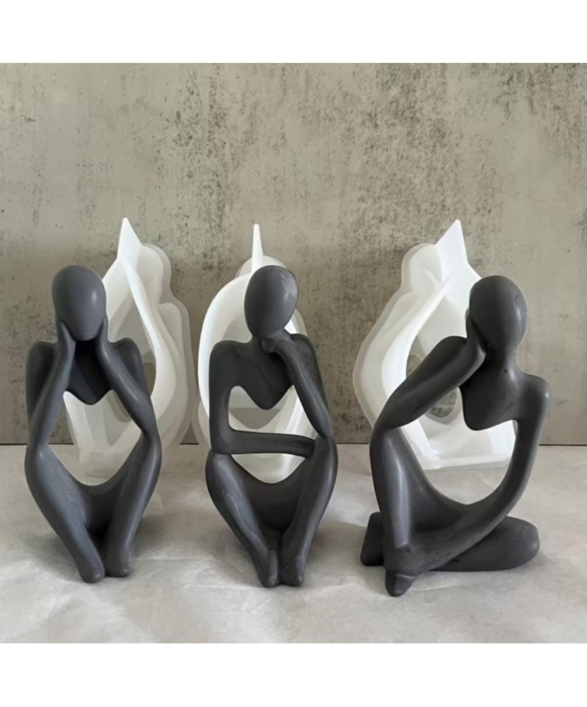 MOLDE DE FIGURAS AESTETIC MEDIANAS 3 UNIDADES