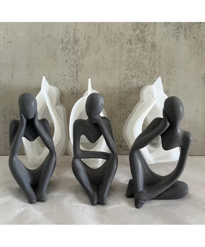 MOLDE DE FIGURAS AESTETIC MEDIANAS 3 UNIDADES