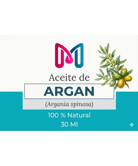 ACEITE 100% VEGANO NATURAL DE ARGAN PARA COSMETICA 30 ML