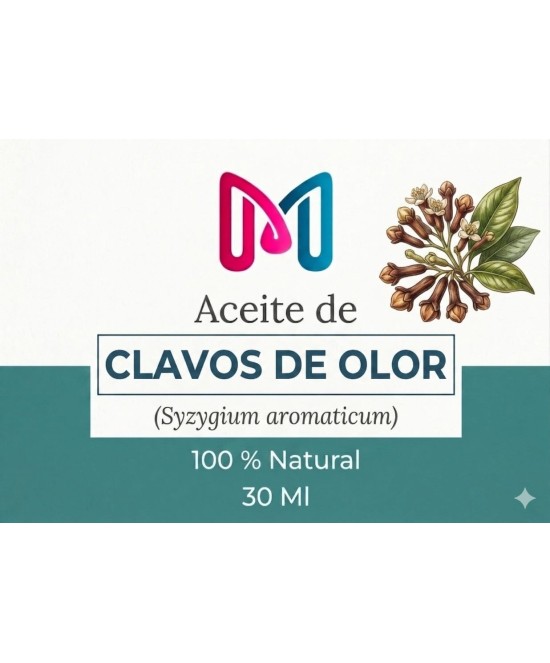 ACEITE 100% VEGANO NATURAL DE CLAVOS DE OLOR PARA COSMETICA 30 ML