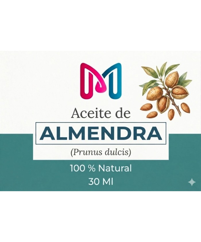 ACEITE 100% VEGANO NATURAL DE ALMENDRA PARA COSMETICA 30 ML