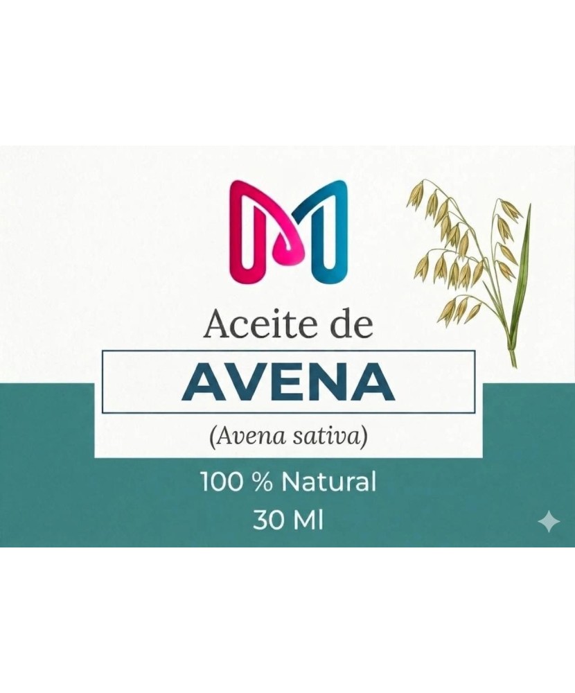 ACEITE 100% VEGANO NATURAL DE AVENA  PARA COSMETICA 30 ML