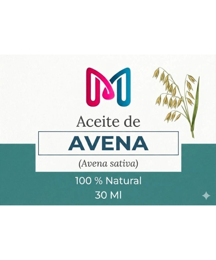 ACEITE 100% VEGANO NATURAL DE AVENA  PARA COSMETICA 30 ML