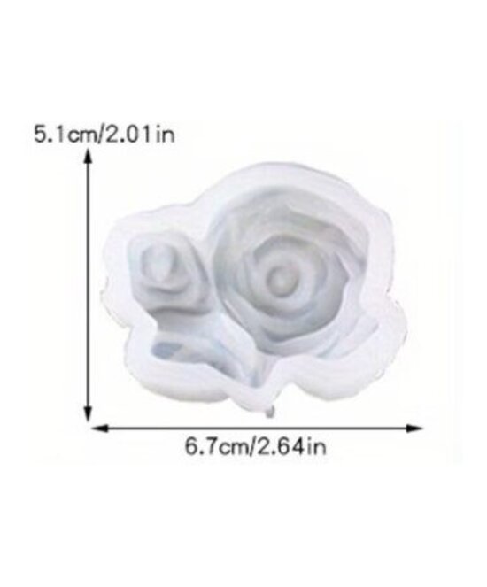 MOLDE TRIO DE FLORES
