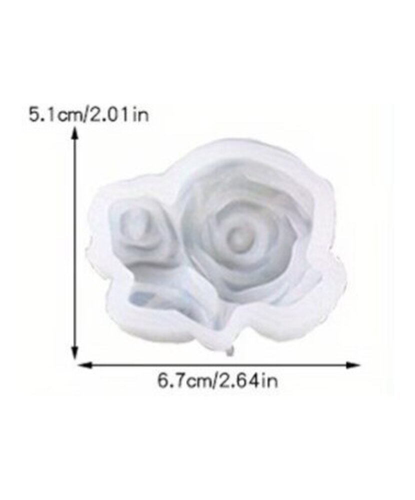 MOLDE TRIO DE FLORES