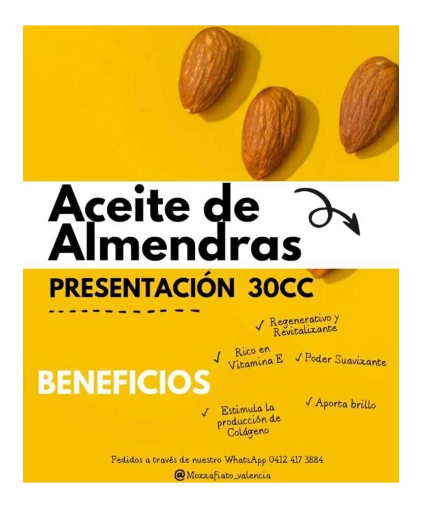 ACEITE DE ALMENDRA 30 ML