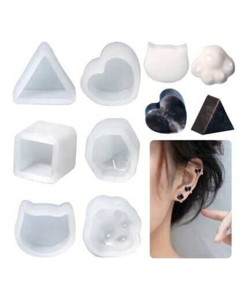 MOLDE ZARCILLOS MINI 6 UNIDADES