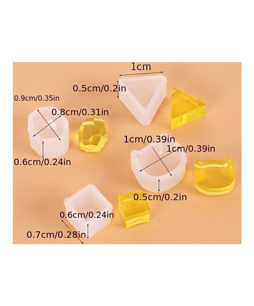 MOLDE ZARCILLOS MINI 6 UNIDADES