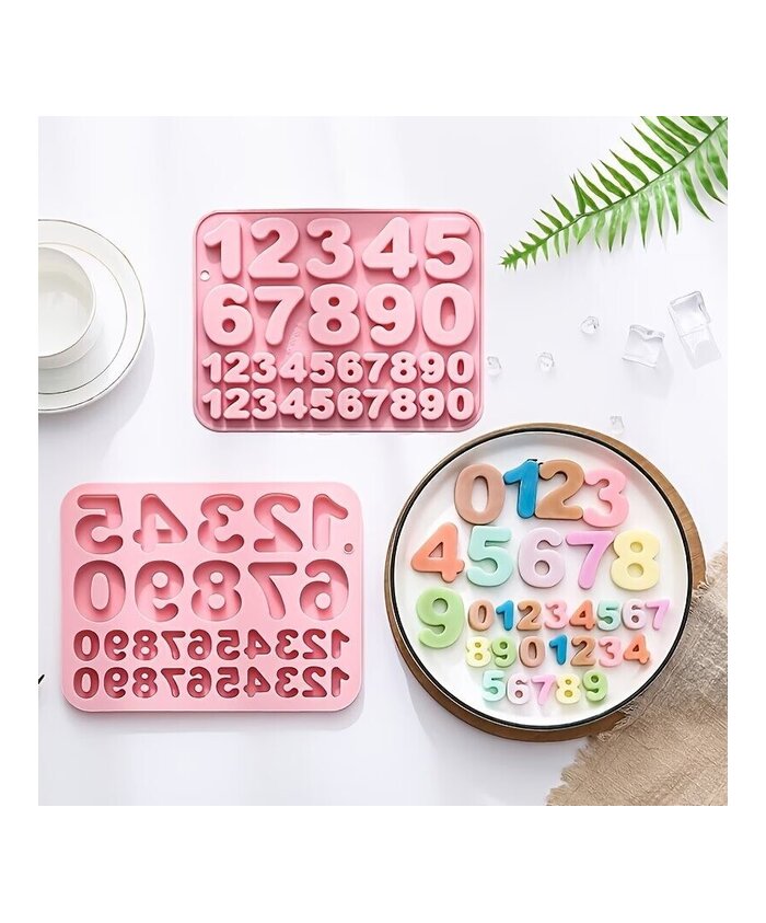 MOLDE NUMEROS 2 TAMAÑOS