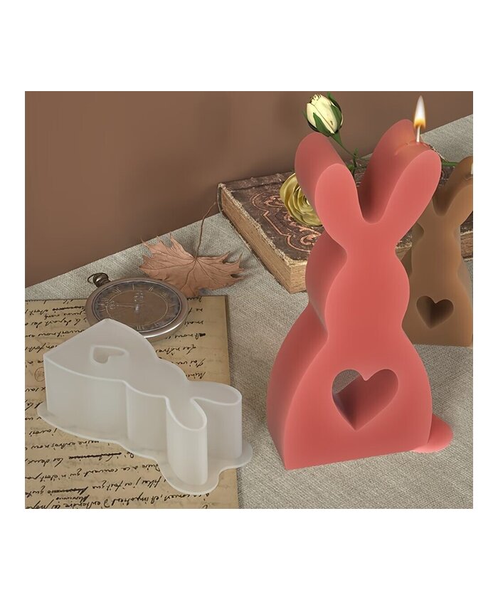 MOLDE CONEJO CORAZONADO PEQUEÑO