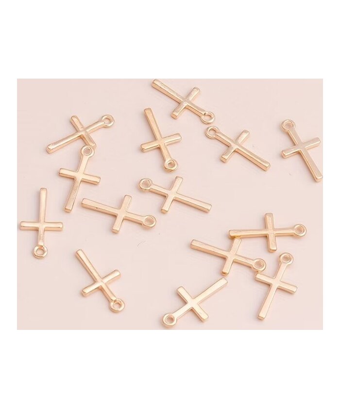 DIJES CRUCES LARGAS DORADAS x UNIDAD