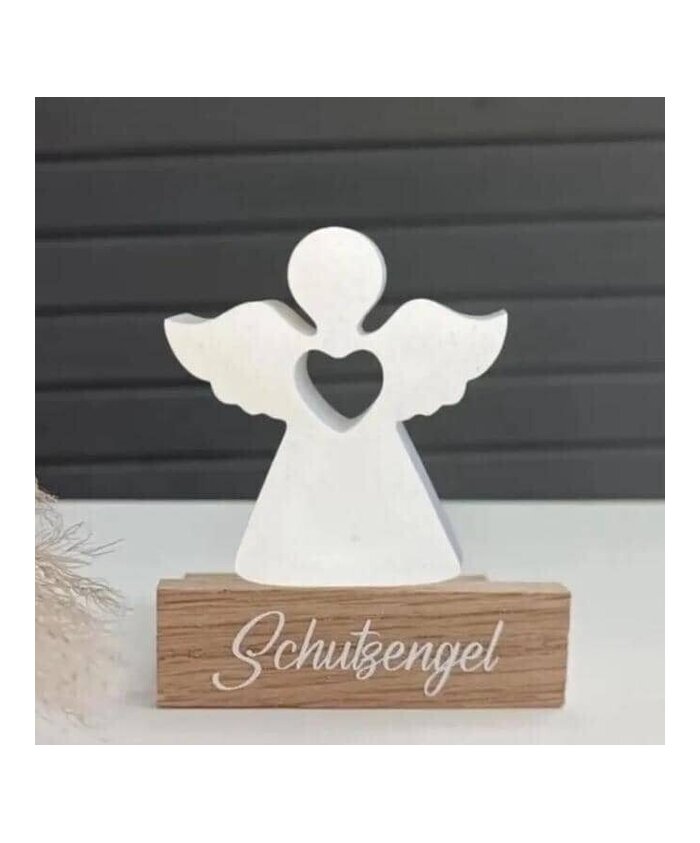 MOLDE ANGEL CORAZONADO PLANO PEQUEÑO