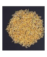 TORNILLOS PARA COLGANTES DORADOS x 20 PIEZAS