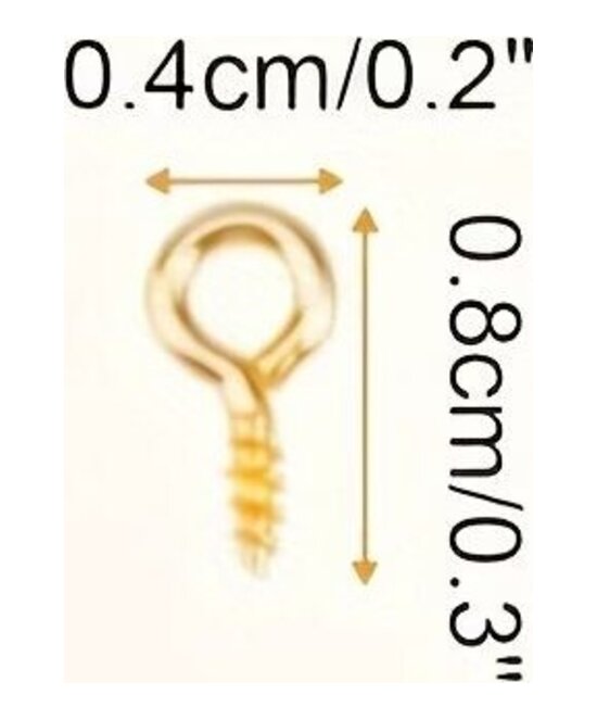 TORNILLOS PARA COLGANTES PLATEADOS x 20 PIEZAS