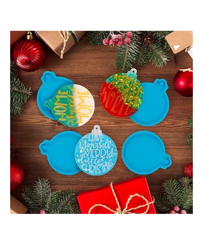 MOLDE DE BAMBALINA PLANA OCASION O NAVIDAD COLGANTE