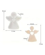 MOLDE ANGEL CORAZONADO PLANO PEQUEÑO