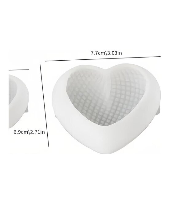 MOLDE CORAZON TRAMADO MEDIANO