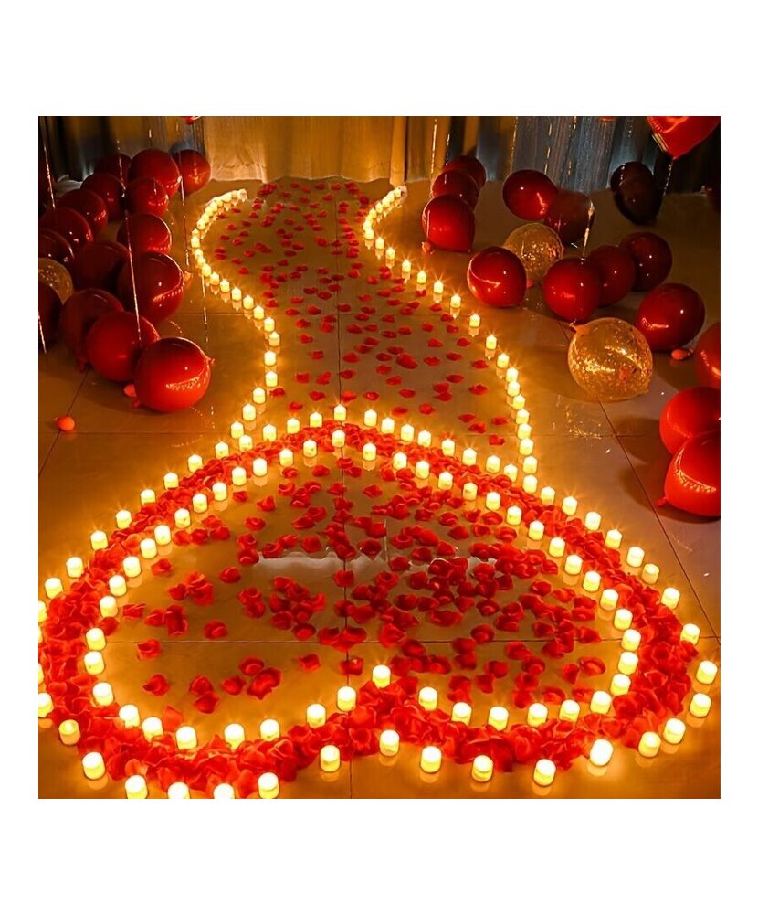 PETALOS DE ROSAS ARTIFICIALES PARA DECORACIONES 50 UNIDADES