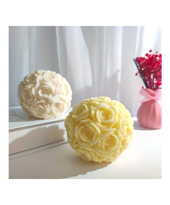 MOLDE BOLA DE ROSAS MEDIANA