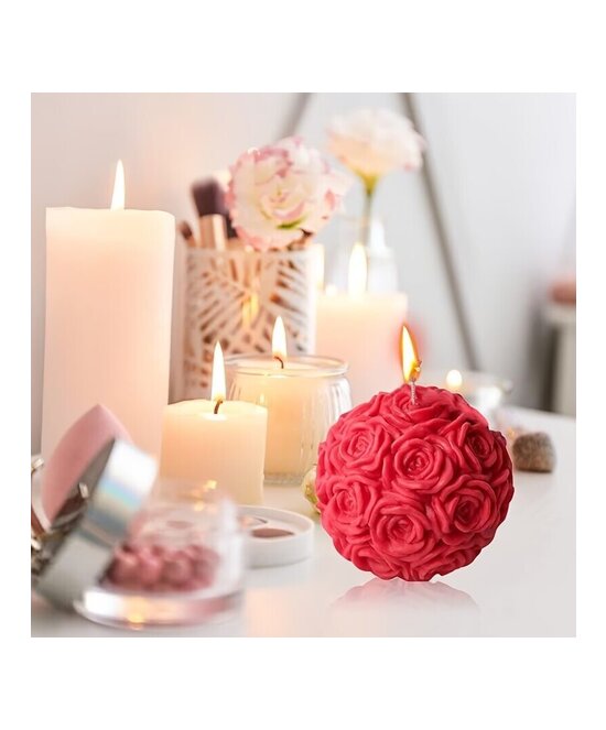 MOLDE DE BOLA DE ROSAS PEQUEÑO