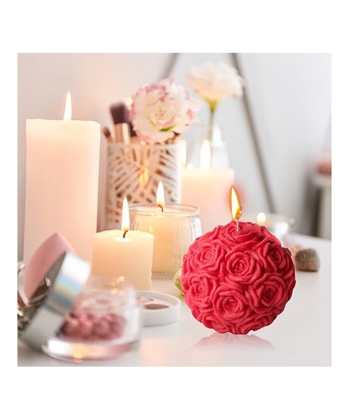 MOLDE DE BOLA DE ROSAS PEQUEÑO