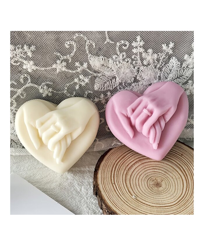 MOLDE MANOS ENTRELAZADAS CORAZON