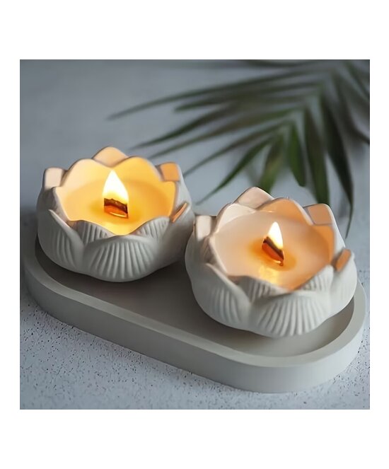MOLDE MACETA FLOR DE LOTUS