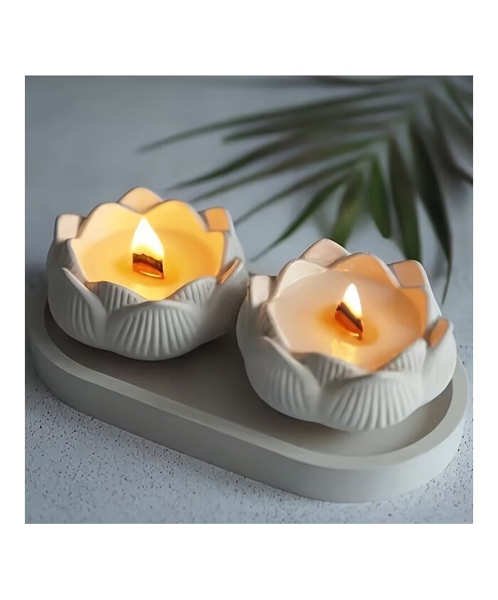 MOLDE MACETA FLOR DE LOTUS