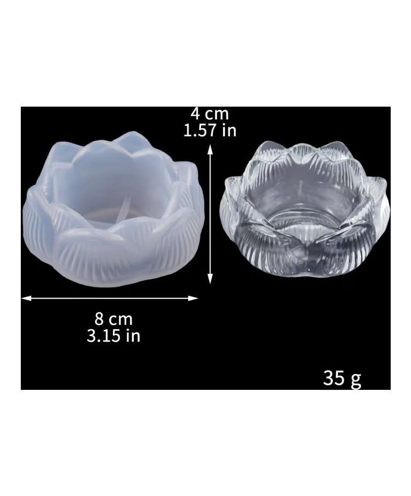 MOLDE MACETA FLOR DE LOTUS