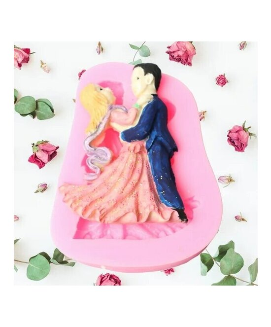 MOLDE PAREJA BAILARINA PLANO