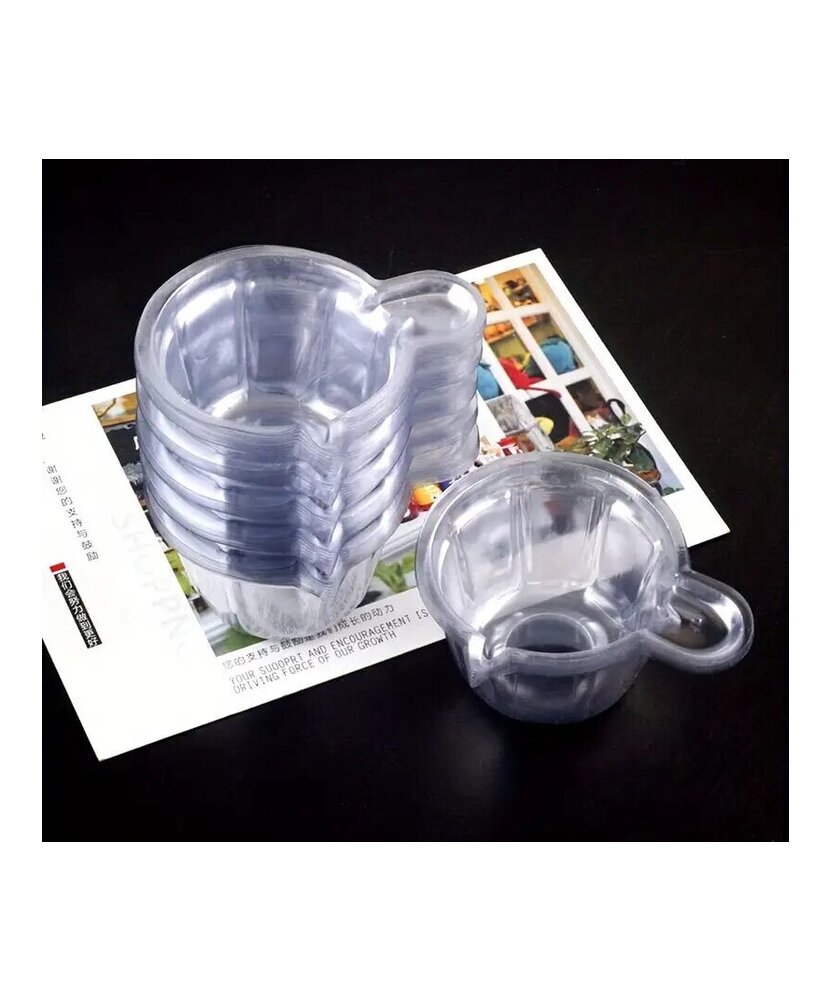 TAZAS MEZCLADORAS PLASTICAS X 10 UND