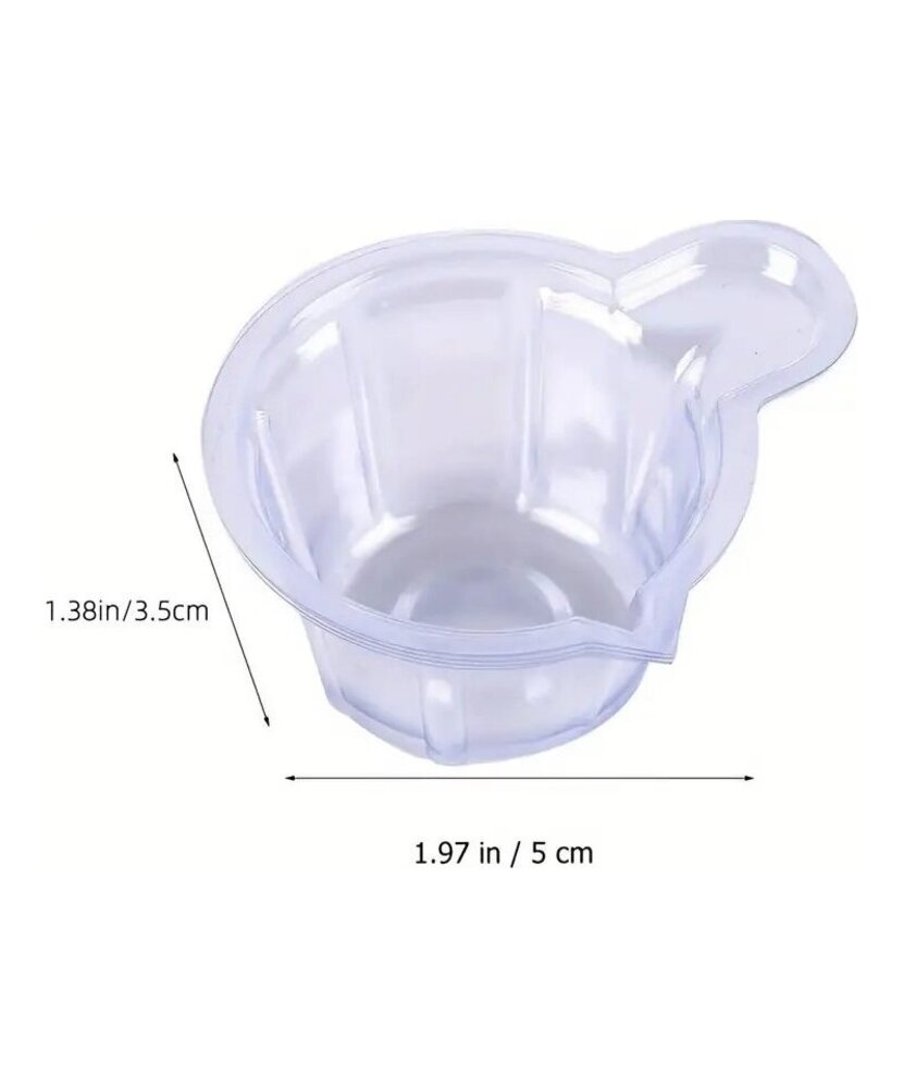 TAZAS MEZCLADORAS PLASTICAS X 10 UND