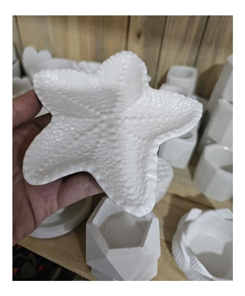 PIEZAS DE CEMENTO BASE ESTRELLA DE MAR DISEÑO
