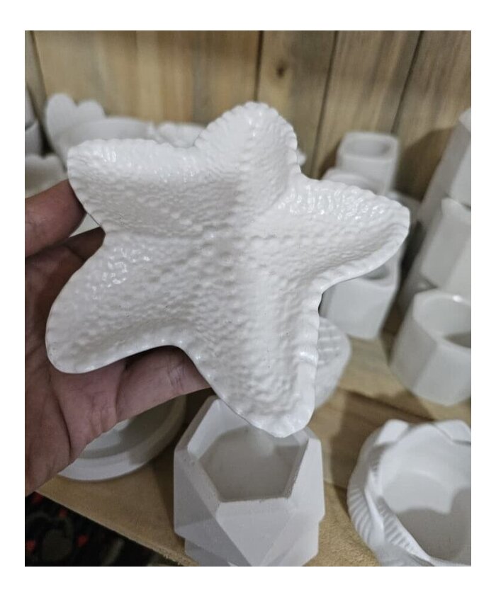 PIEZAS DE CEMENTO BASE ESTRELLA DE MAR DISEÑO