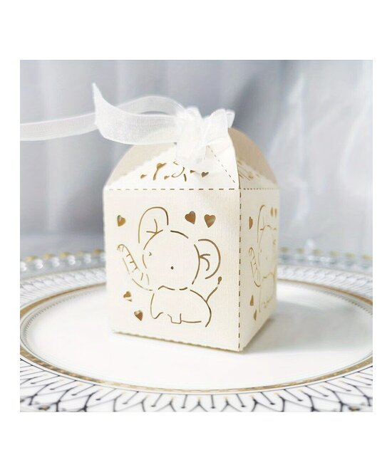 CAJAS PARA DECORACIONES O RECUERDO ELEFANTE CORAZON