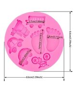 MOLDE PIEZAS DE BEBE PLANOS 7 CAVIDADES