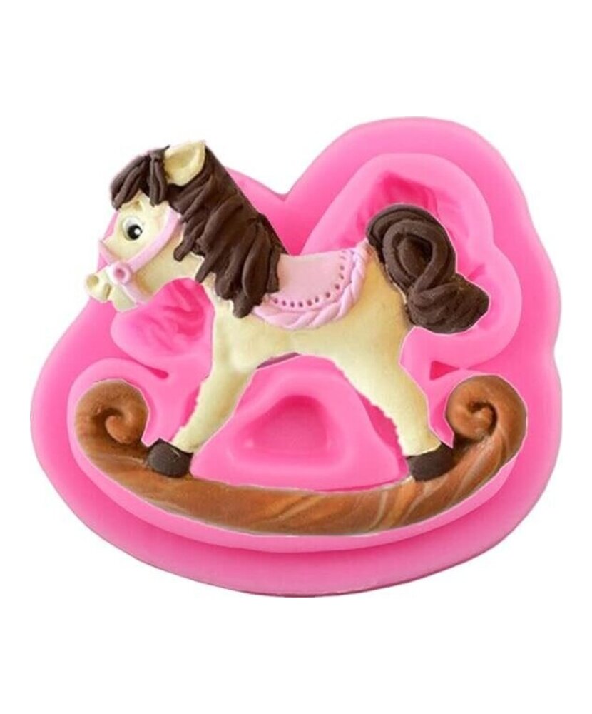 MOLDE CABALLO BEBE PLANO