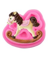 MOLDE CABALLO BEBE PLANO