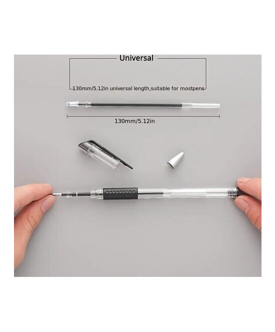 REPUESTO PARA BOLIGRAFO COLOR NEGRO  x 5 UND