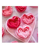 MOLDE DE CORAZON FLORAL