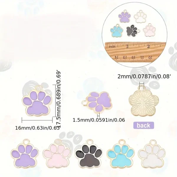 DIJES PATITAS. MORADAS x UNIDAD - Imagen 2